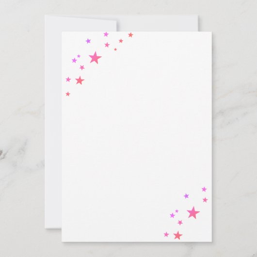 Aquarellballons Regenbogen 1. Geburtstag Einladung (Rückseite)