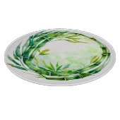 Aquarellbambusdesign Schneidebrett (Ecke)