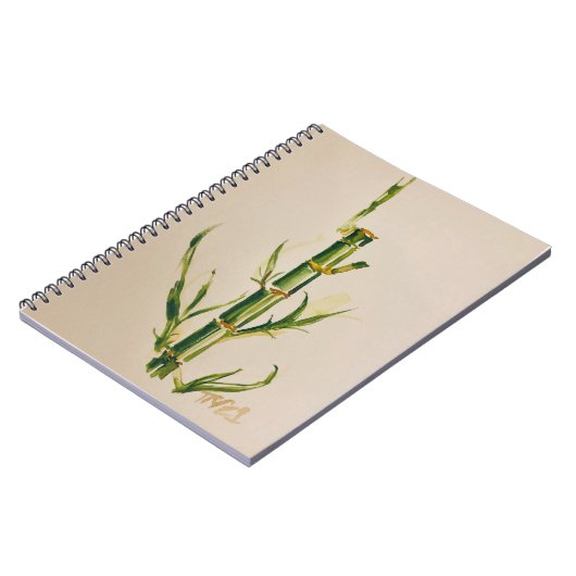 Aquarellbambusheft Notizblock (Linke Seite)