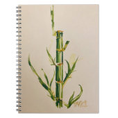 Aquarellbambusheft Notizblock (Vorderseite)