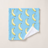 Aquarellbanane Badhandtuch Set (Waschlappen)