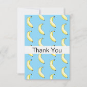 Aquarellbanane Dankeskarte (Vorderseite)