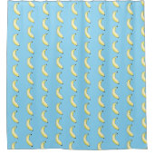 Aquarellbanane Duschvorhang (Vorderseite)