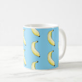 Aquarellbanane Kaffeetasse (VorderseiteRechts)