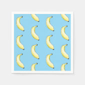 Aquarellbanane Serviette (Vorderseite)