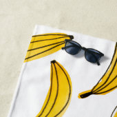 Aquarellbananen - gelb strandtuch (Beispiel)
