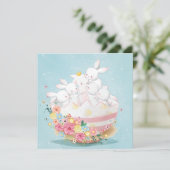 Aquarellbänder in Blume Ostereier (Stehend Vorderseite)