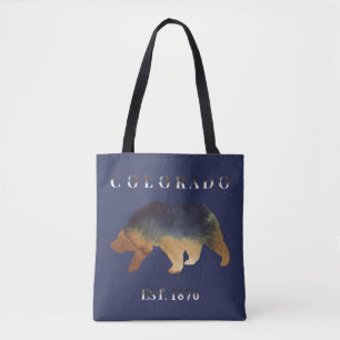 Aquarellbär Colorado 1876 Tasche