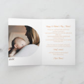 Aquarellbär & cub, Erster Muttertag Karte (Innenseite)