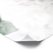 Aquarellbär Fotodruck (Ecke)