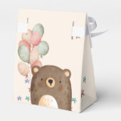 Aquarellbär mit Ballons Geburtstag Gustenbox Geschenkschachtel (Rückseite)