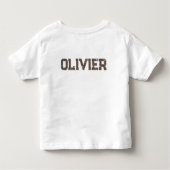 Aquarellbär mit Ballons Kleinkind T - Shirt (Rückseite)