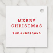 Aquarellbär niedlich. Weihnachtswaldtier Geschenkanhänger (Rückseite)