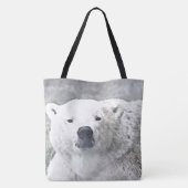 Aquarellbär Tasche (Rückseite)