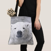 Aquarellbär Tasche (Von Nahem)