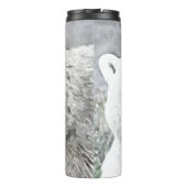 Aquarellbär Thermosbecher (Rückseite)