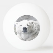 Aquarellbär Tischtennisball (Rückseite)