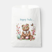 Aquarellbärchen - Ostereier und Blume - Geschenktütchen (Vorderseite)