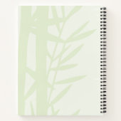 Aquarellbären Panda Bears Mama & Baby in Bamboo Notizblock (Rückseite)