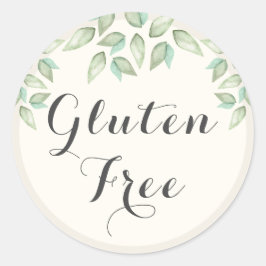Aquarellbauernhof Glutenfrei Runder Aufkleber