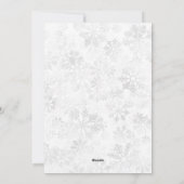 Aquarellbaum gegen mittelblauen Hintergrund Feiertagskarte (Rückseite)