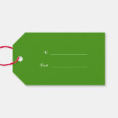 Aquarellbaum Geschenkanhänger (Rückseite Horizontal)