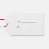 Aquarellbaum Geschenkanhänger (Rückseite Horizontal)