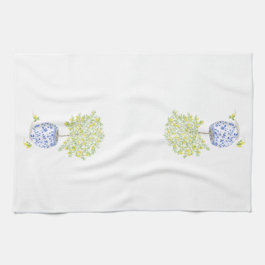 Aquarellbaum Geschirrtuch (Horizontal)