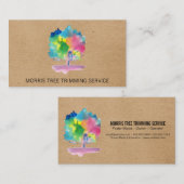 Aquarellbaum | Landflucht Visitenkarte (Vorne/Hinten)