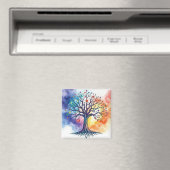 Aquarellbaum Magnet (In Situ (Geschirrspüler))