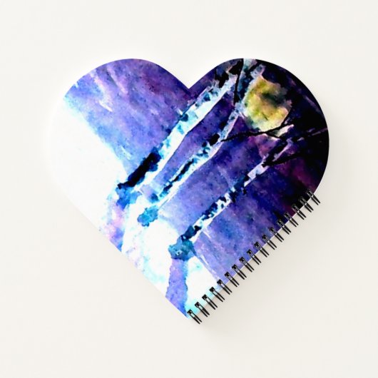 Aquarellbaum Notizblock (Rückseite)