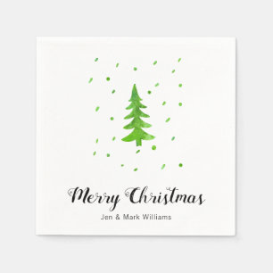 Aquarellbaum Serviette