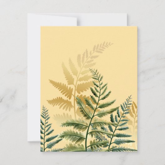 Aquarellbäume 2 mitteilungskarte (Vorderseite)