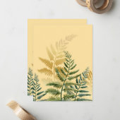 Aquarellbäume 2 mitteilungskarte (Vorderseite/Rückseite Beispiel)
