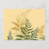 Aquarellbäume 2 postkarte (Rückseite)