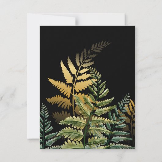 Aquarellbäume 3 mitteilungskarte (Vorderseite)