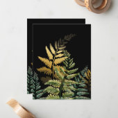 Aquarellbäume 3 mitteilungskarte (Vorderseite/Rückseite Beispiel)