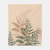 Aquarellbäume 4 fleecedecke (Vorderseite)