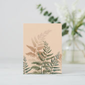 Aquarellbäume 4 postkarte (Stehend Vorderseite)