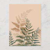 Aquarellbäume 4 postkarte (Vorderseite)