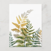 Aquarellbäume 6 postkarte (Vorderseite)