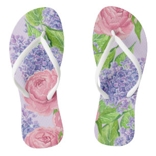 Aquarellbäume Badesandalen