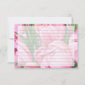 Aquarellbäume - Brautparty-Rezept (Rückseite)