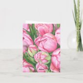 Aquarellbäume - Danke Brautparty (Rückseite)