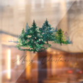 Aquarellbäume Fensteraufkleber (Blatt 2)