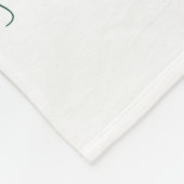 Aquarellbäume Fleecedecke (Ecke)