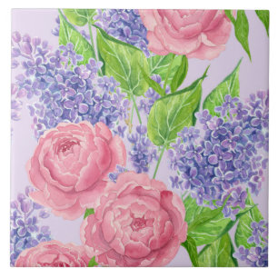 Aquarellbäume Fliese
