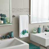 Aquarellbäume Handtuch