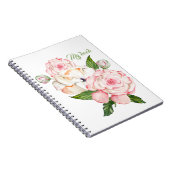 Aquarellbäume in zarten Farben Notizblock (Rechte Seite)