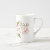 Aquarellbäume in zarten Farben Porzellantasse (Rechts)